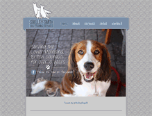 Tablet Screenshot of dogtrainershelley.ca